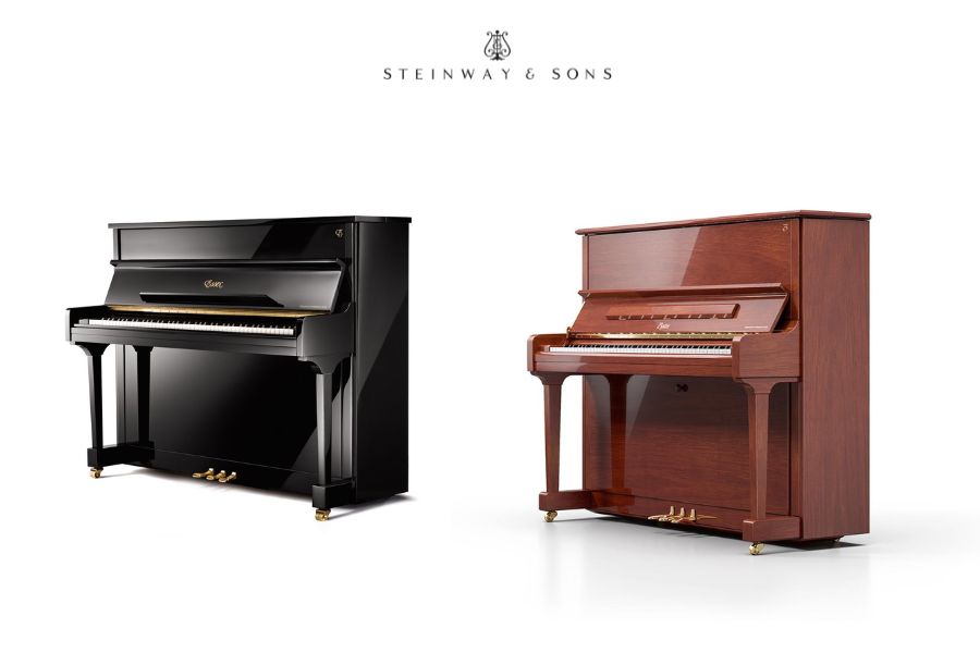 Đần piano upright Essex và Boston