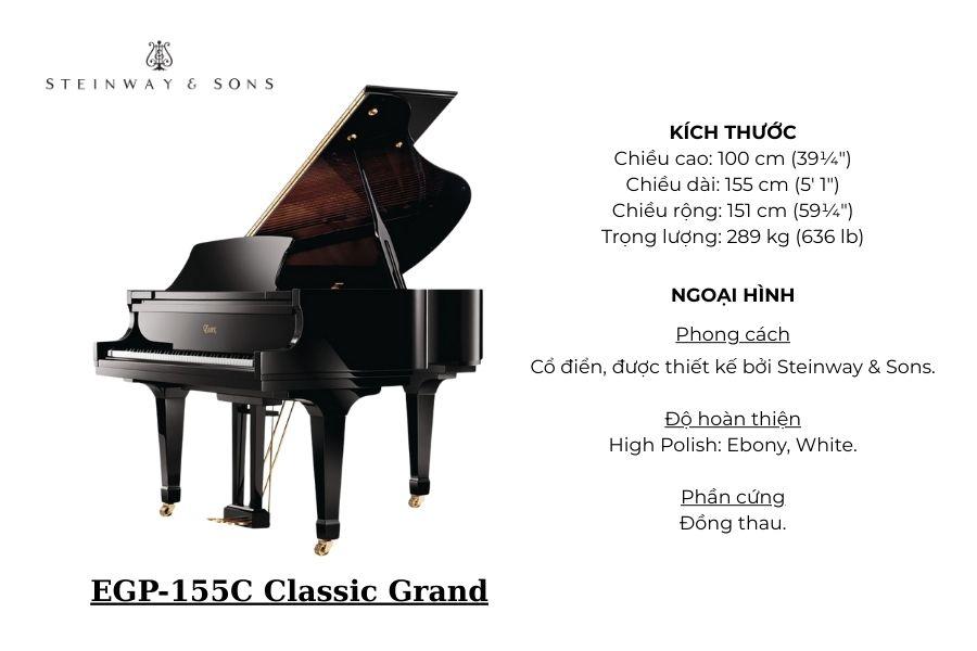 Đàn Piano Essex EGP-155C